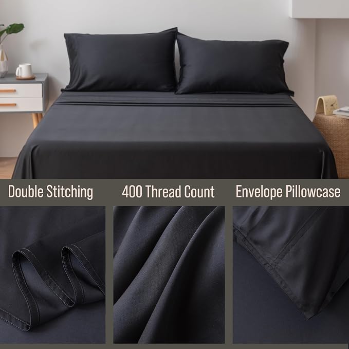 Bella Coterie | Luxury Bamboo Queen Size Pillowcase Set | 100% Organically - Image 3