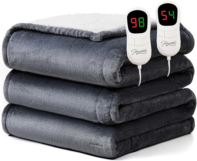 Homemate Electric Heated Blanket Queen Size by Homemate