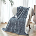 SNUGSUN Heated Blanket Throw Size, Soft and Cozy Electric Heating Blanket by SnugSun