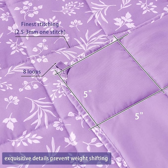 yescool Weighted Blanket for Adults Cooling Heavy Blanket for Sleeping Perfect - Image 4