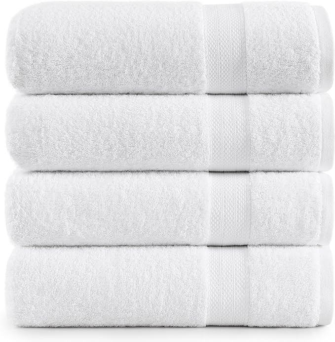 LANE LINEN Set of 4 Bath Towel by LaneLinen