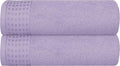 GLAMBURG 100% Cotton 2 Pack Oversized Bath Towel Set 28x55 Inches, Ultra Soft by GLAMBURG