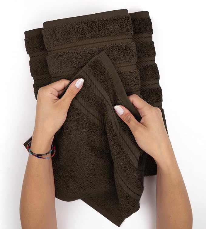 American Soft Linen Luxury 6 Piece Towel Set, 2 Bath Towels 2 Hand Towel 2 - Image 6