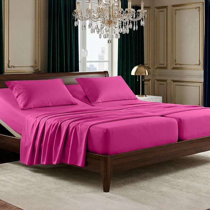 Elegant Comfort Luxurious 1500 Premium Hotel Quality Microfiber Three Line by ELEGANTCOMFORT