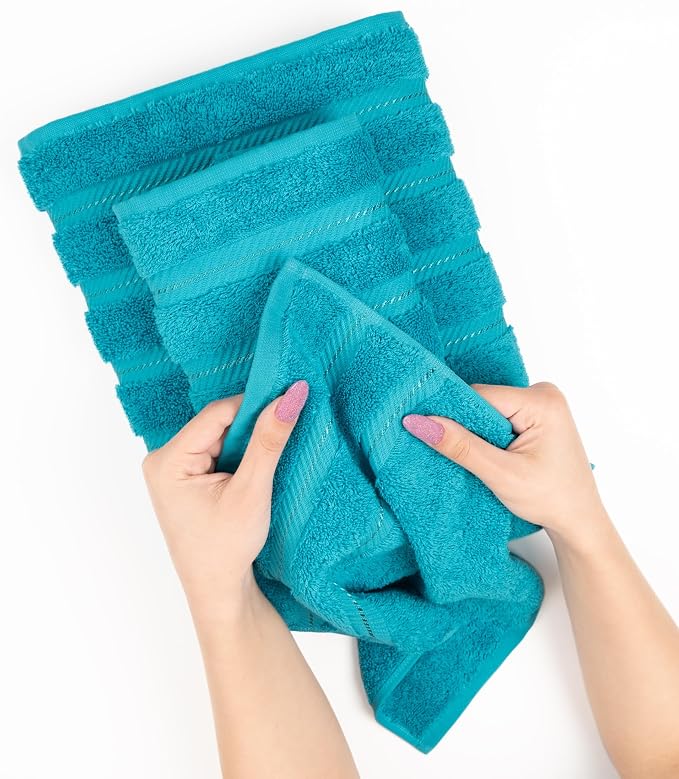 American Soft Linen Premium 3 Piece Towel Set, 1 Bath Towel 1 Hand Towel 1 - Image 5