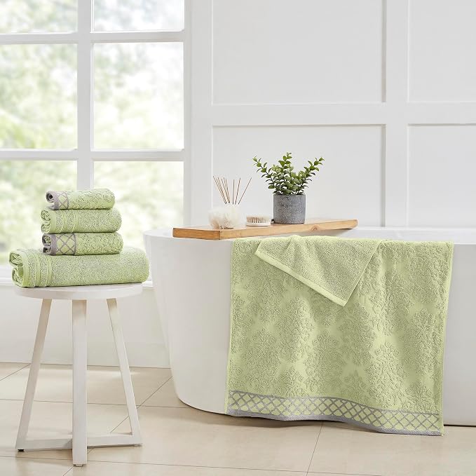 Modern Threads 6 Piece Cotton Bath Towel Set – Ultra Soft 550 GSM Towels – - Image 2