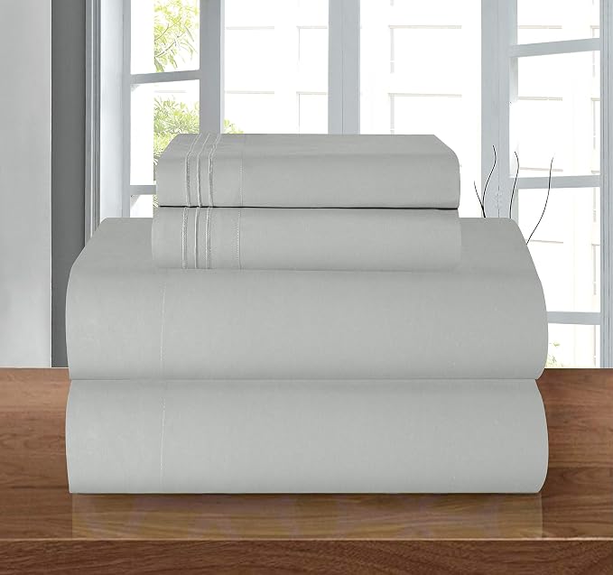 Elegant Comfort Luxury 1500 Premium Hotel Quality Microfiber 5-Piece Sheet Set - Image 2