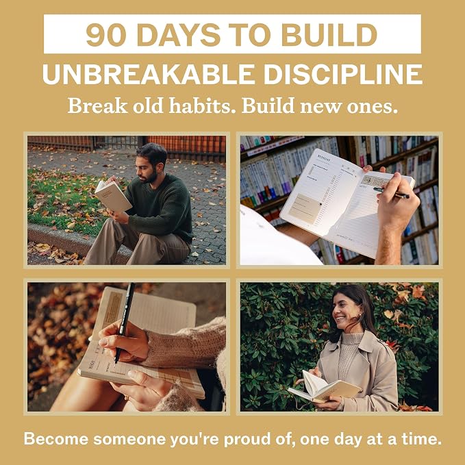 Undated Daily Planner | 90 Day Daily & Weekly Productivity Journal - Image 9