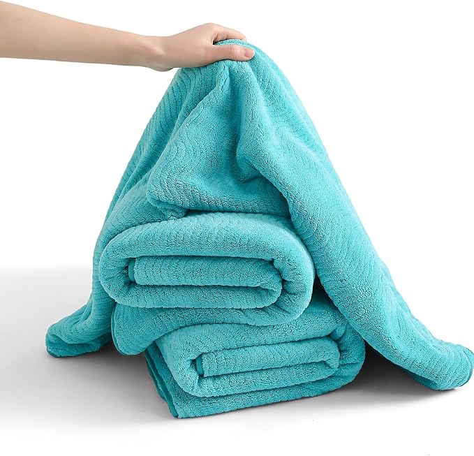 4 Piece Extra Large Bath Towel 35"x70" Oversized Bath Sheet Bath Towel Set - Image 4