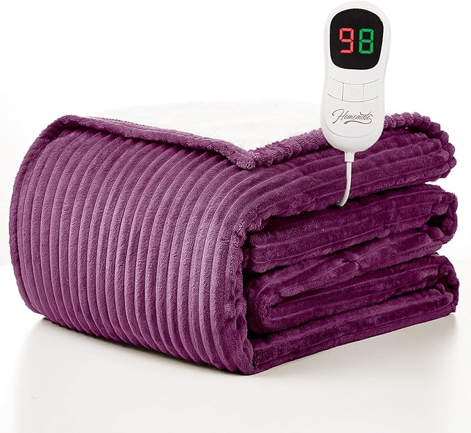 Homemate Electric Heated Blanket Full Size by Homemate