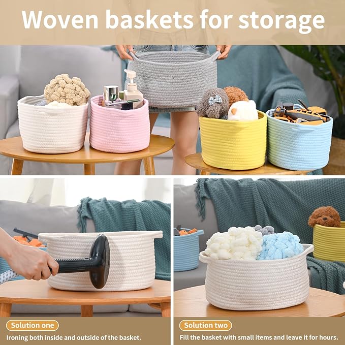 Happyiren Woven Empty Gift Basket - Image 7
