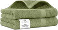 100% Cotton Hand Towel Set of 2, Sustainable, Highly Absorbent, Quick Drying by VillaCelestia