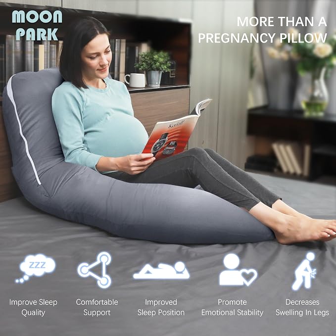 MOON PARK Pregnancy Pillows for Sleeping - Image 4
