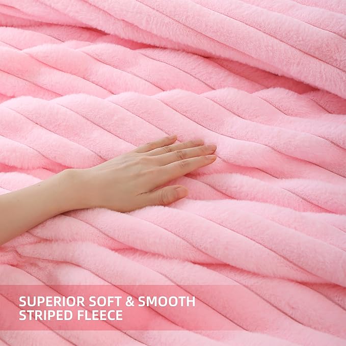 Smoofy Fluffy Full Size Comforter Sets 3 Pieces - Image 5