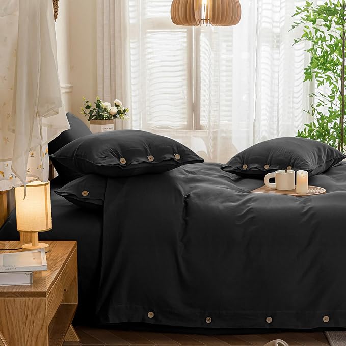JELLYMONI Cotton Duvet Cover Cal King Size - Image 7