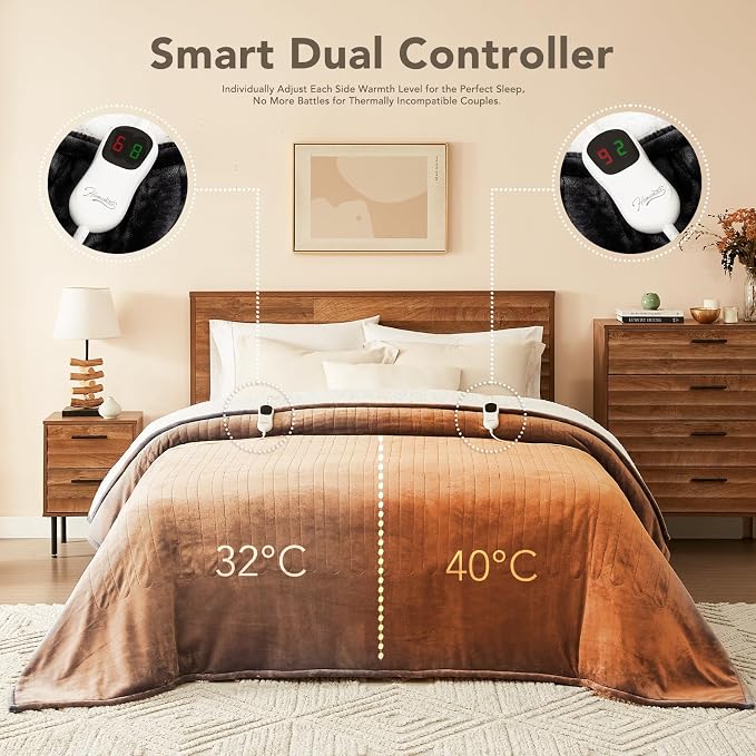 Homemate Electric Heated Blanket Twin - Image 6