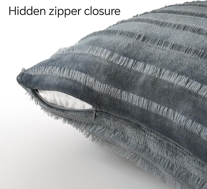 BEDELITE Velvet Pillow Covers 18x18 - Image 4