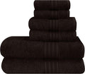 BOUTIQUO 6 Pack Cotton Towel Set, Contains 2 Bath Towels 28x55 inch, 2 Hand by BOUTIQUO