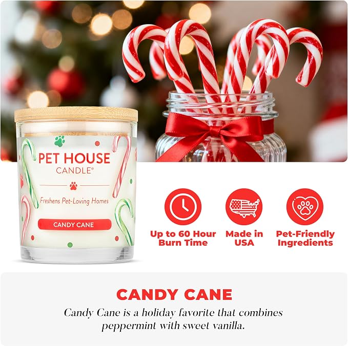 One Fur All Pet Candle 9 OZ Plant-Based Air Freshening Candle, Clean Burning - Image 2