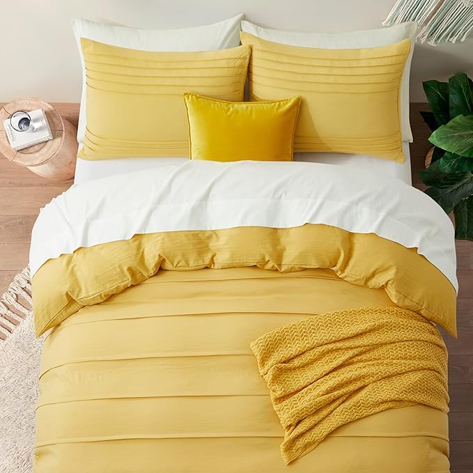 Oli Anderson Mist Yellow Duvet Cover King Size - Image 6