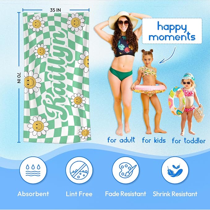JML Personalized Beach Towel - Image 3