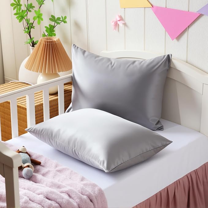4 Pack Cooling Toddler Pillow Cases, Viscose Derived from Bamboo Small Pillow - Image 6