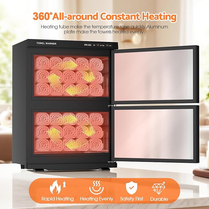 Double Hot Towel Warmer for SPA Professional Towel Heater Machine for Bathroom - Image 5