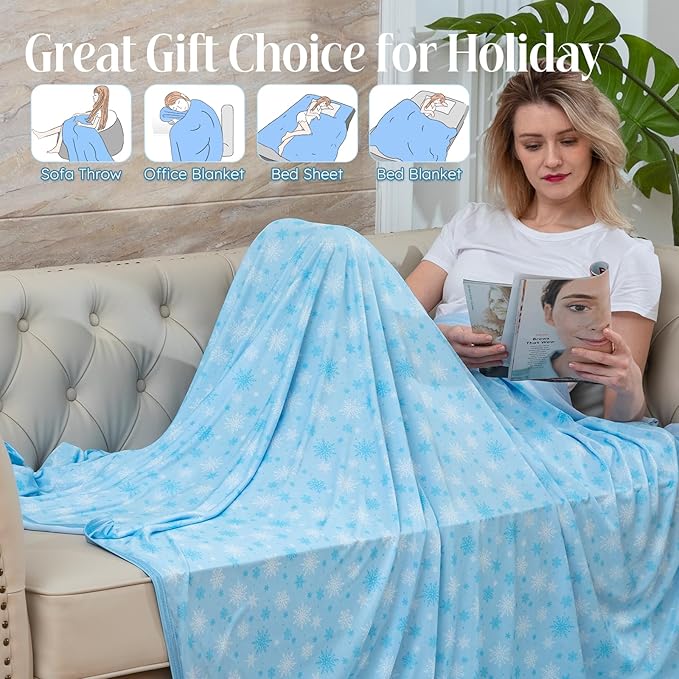 OIGAE Cooling Blanket for Hot Sleepers - Image 4