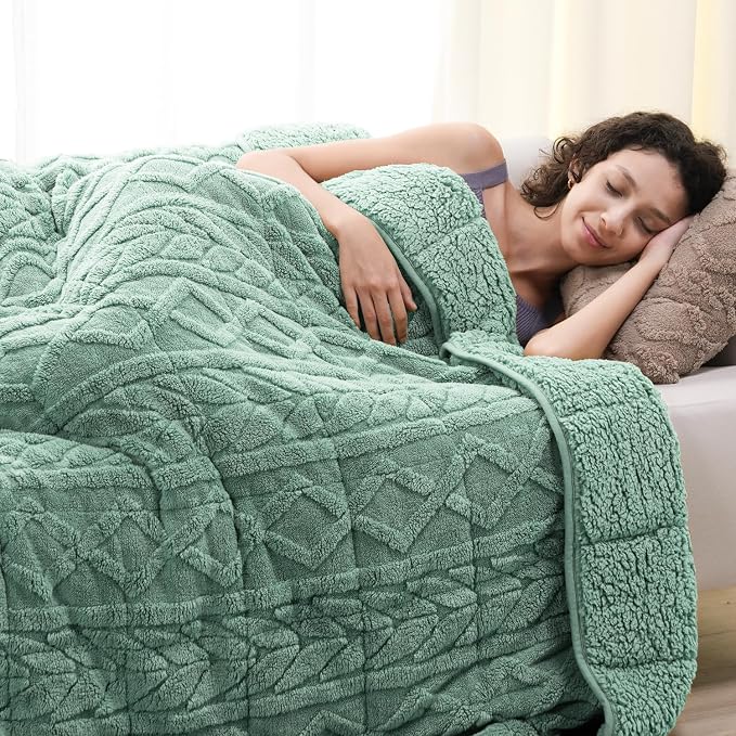 Cottonblue Jacquard Weighted Blanket 15 lbs - Image 8