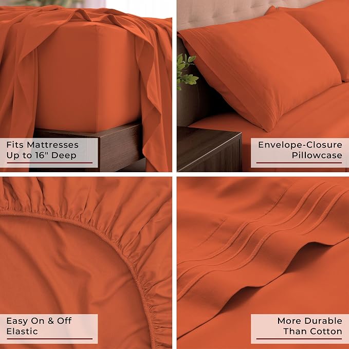 Mellanni California King Sheets Set - Image 5