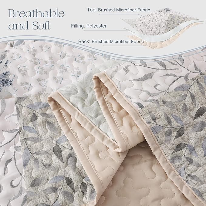 Exclusivo Mezcla Reversible Boho Quilts Twin Size - Image 4