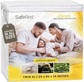 SafeRest Waterproof Mattress Protector Twin XL Size – Absorbent Breathable Soft by SafeRest