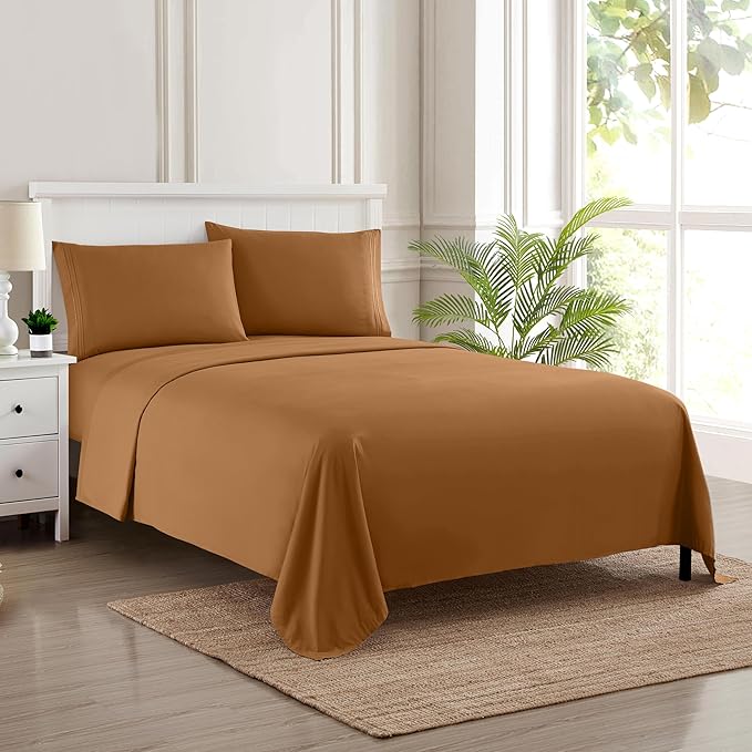 Queen Size Bed Sheets by SweetHomeCollection