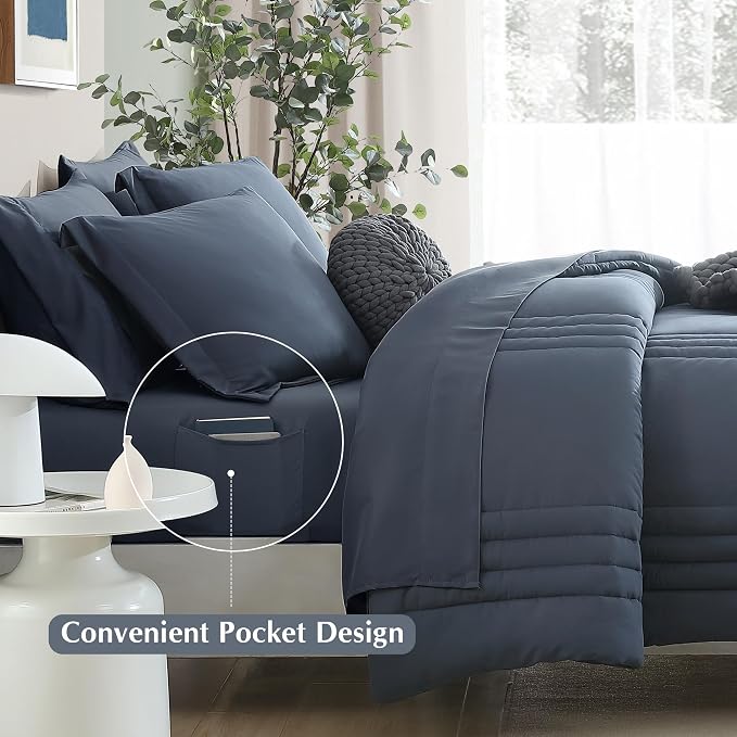 Monbix Oversized Queen Comforter Set - Image 4