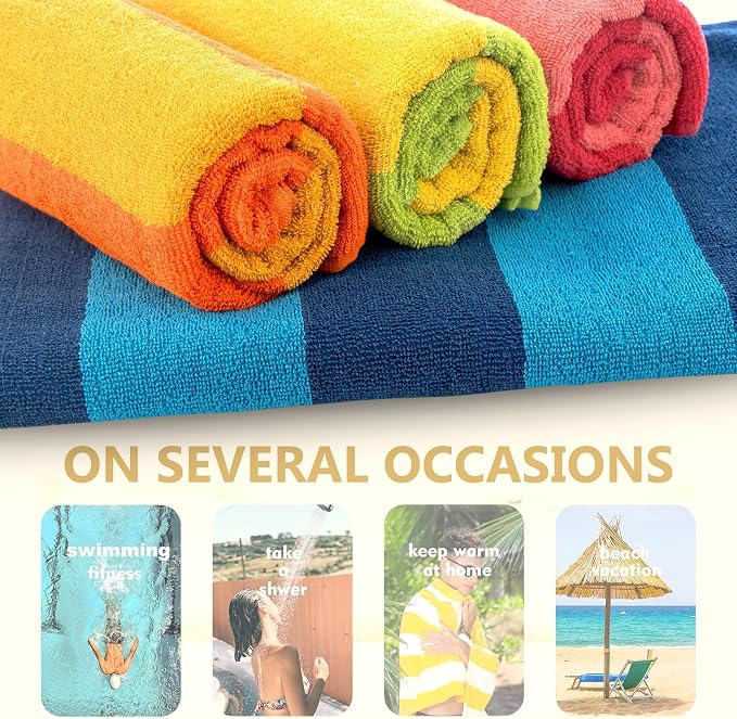 Casa Copenhagen Malibu Towel 4Pcs Orange - Image 5