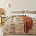 Oli Anderson Khaki Duvet Cover King Size by OliAnderson