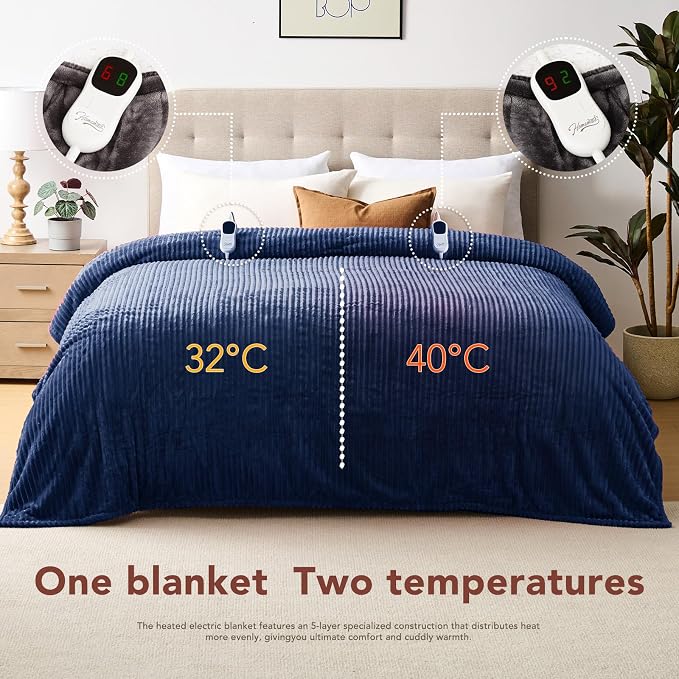 Homemate Electric Heated Blanket King Size - Image 8