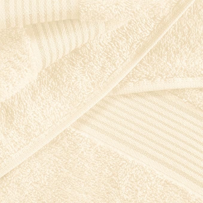 Elvana Home Ultra Soft 6 Pack Cotton Towel Set, Contains 2 Bath Towels 28x55 - Image 2