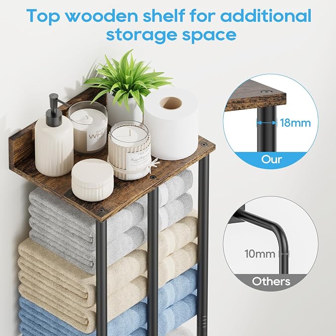 Towel Racks for Bathroom Wall Mounted - Image 7