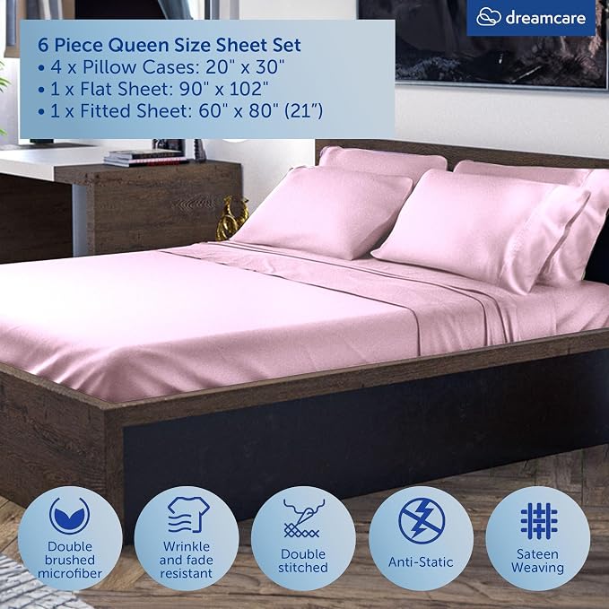DREAMCARE Queen Sheet Set - Image 6