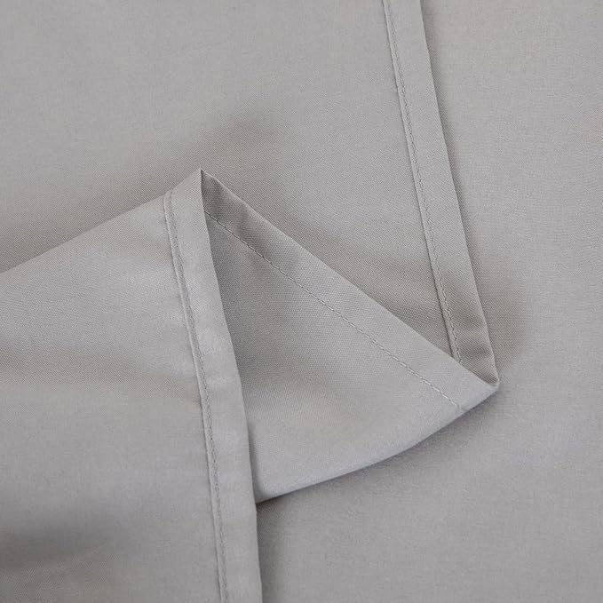 Full Flat Sheet Only， 80x96Inch Light Gray - Image 7