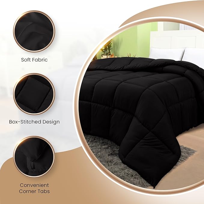Utopia Bedding Comforters Twin Size, All Season Duvet Insert, Down Alternative - Image 6