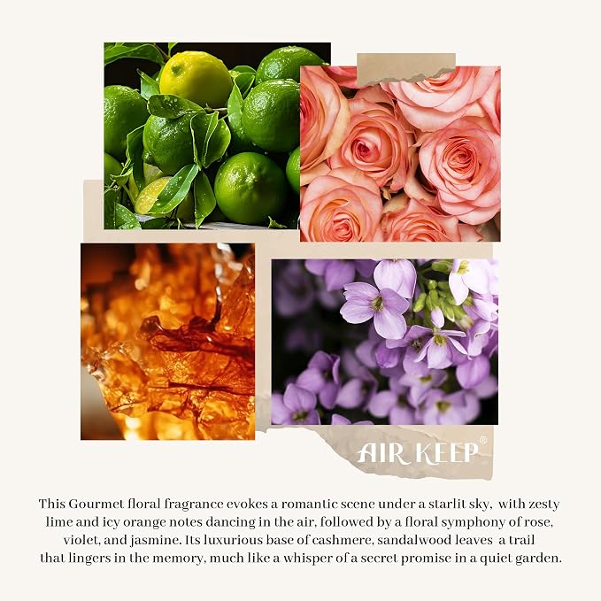 Airkeep Reed Diffuser Set/Cashmere Vanilla/6.76 fl oz/1 Pack/Home & Office - Image 7
