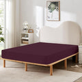 HBHLFZ Full Fitted Sheet Only, Soft Breathable Bottom Sheet by HBHLFZLuxuryHomeLife