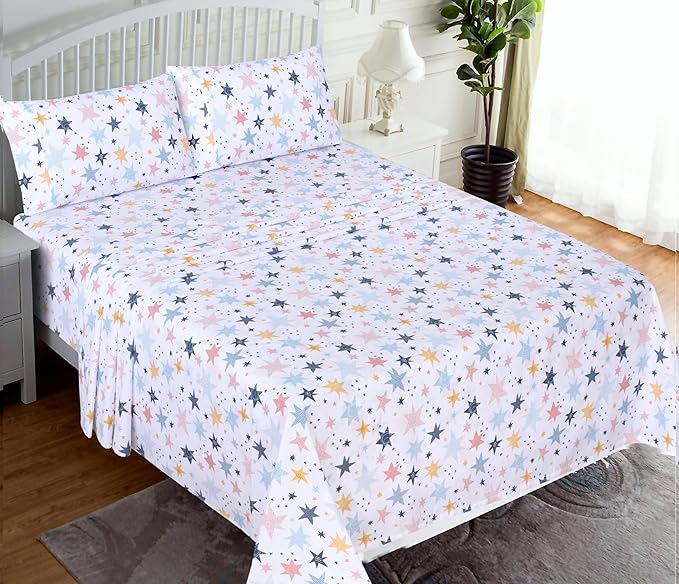 RUVANTI 100% Cotton Sheets – Queen Size Percale Bedding, Cooling & Breathable - Image 2