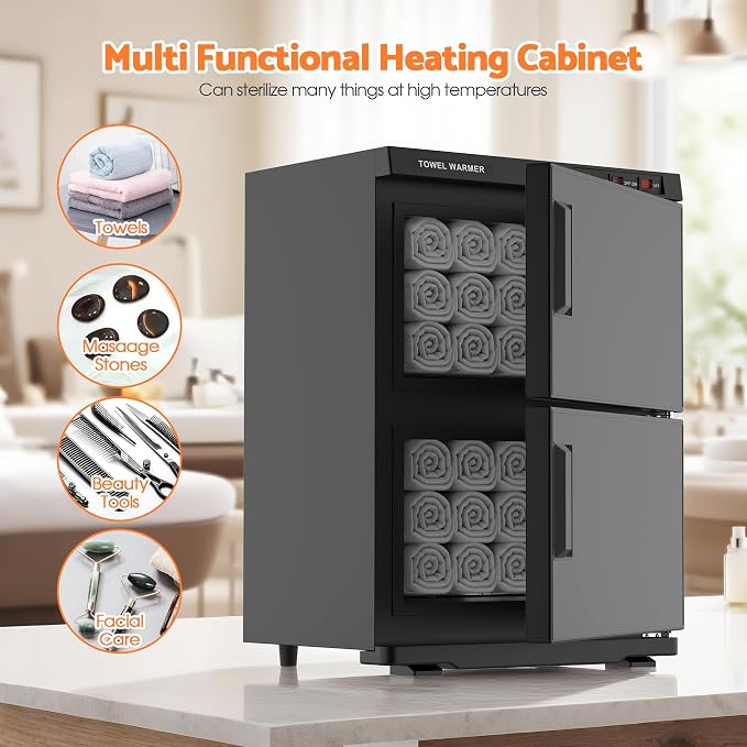 Double Hot Towel Warmer for SPA Professional Towel Heater Machine for Bathroom - Image 6