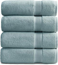 Springtree Home Luxury Bamboo Rayon Bath Towel Set of 4 | 35% Bamboo Rayon by SpringtreeHome