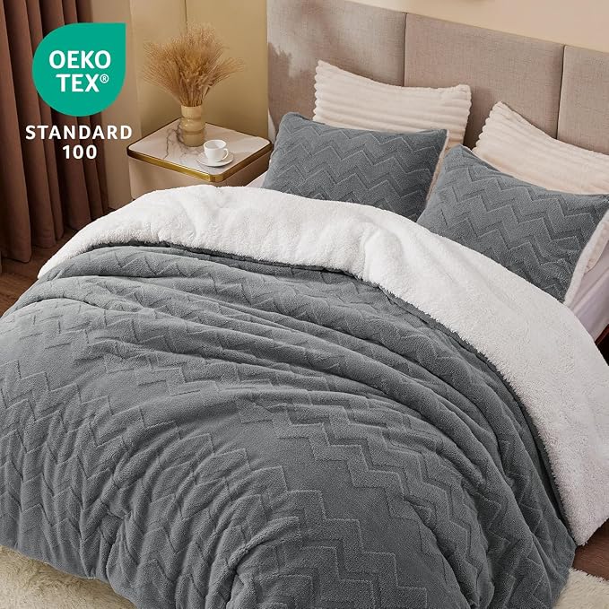 BEDELITE Fluffy Twin Comforter Set - Image 3