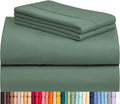 LuxClub 4 PC Queen Sheet Set, Breathable Luxury Bed Sheets, Deep Pockets 18" by LuxClub
