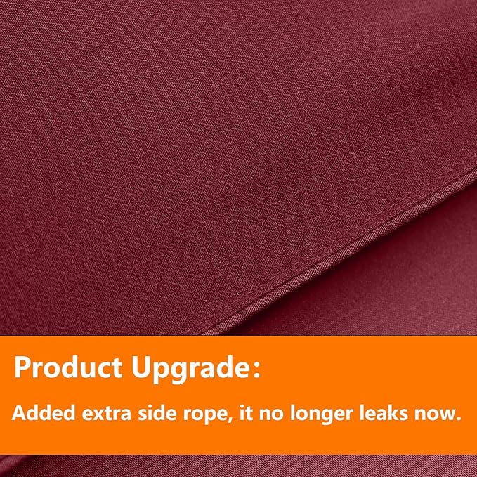 TAIMIT Burgandy Full Size Comforter Set - Image 3